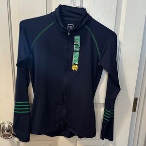 Women’s Notre Dame Zip Up Jacket size 8/10 Medium